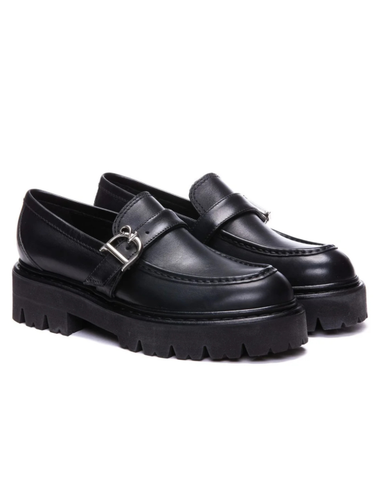 Loafers Dsquared2 Logo Plaque – piele