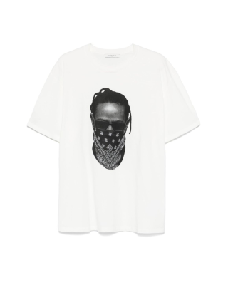 Ih Nom Uh Nit Tricou alb cu imprimeu bandana