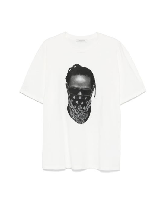  Ih Nom Uh Nit Tricou alb cu imprimeu bandana