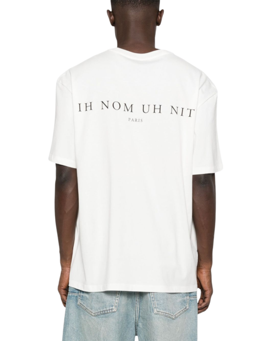  Ih Nom Uh Nit Tricou alb cu imprimeu bandana
