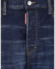 Blugi Dsquared2 Logo Patch – Croială Dreaptă (Straight-Leg)