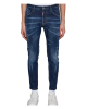 Blugi Dsquared2 Logo Patch – Croială Dreaptă (Straight Leg)