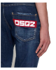 Blugi Dsquared2 Logo Patch – Croială Dreaptă (Straight Leg)