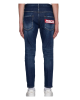 Blugi Dsquared2 Logo Patch – Croială Dreaptă (Straight Leg)
