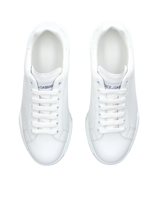 Dolce & Gabbana Sneakers din piele – Alb