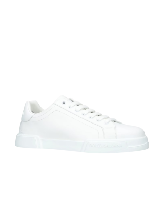 Dolce & Gabbana Sneakers din piele – Alb