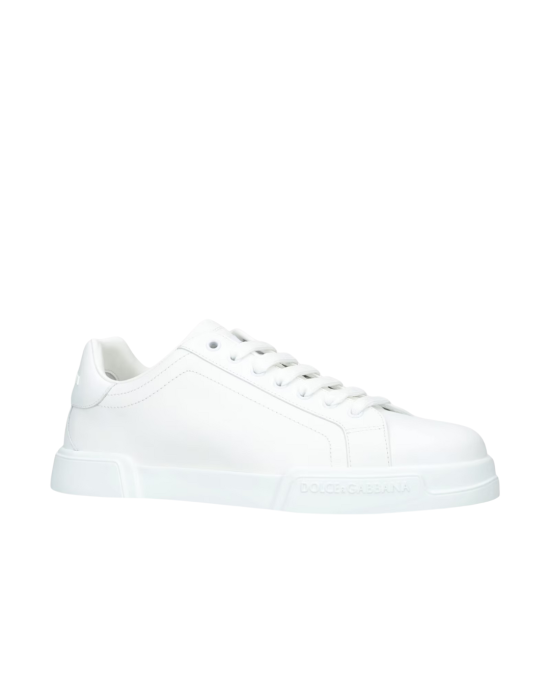 Dolce & Gabbana Sneakers din piele – Alb