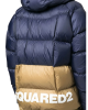 Dsquared2 Jachetă matlasată cu imprimare logo – Blue / Navy