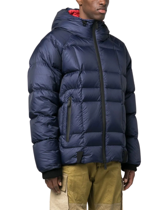 Dsquared2 Jachetă matlasată cu imprimare logo – Blue / Navy