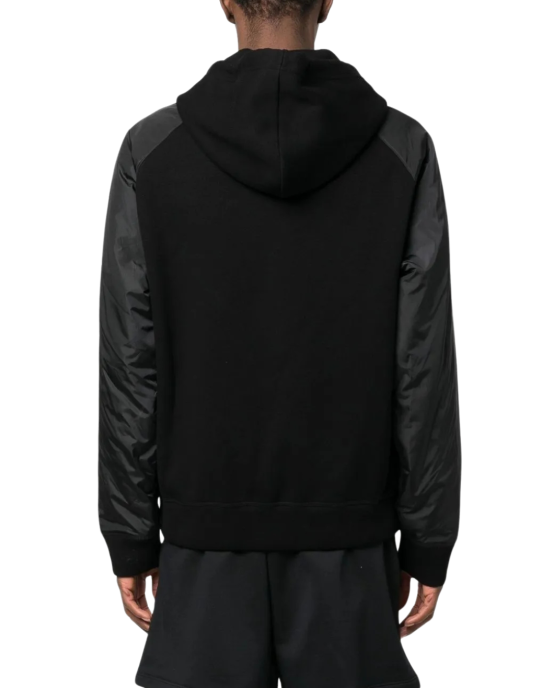 Dsquared2 Jachetă cu glugă și print logo – Negru