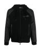 Dsquared2 Jachetă cu glugă și print logo – Negru