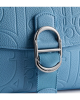 Dior geantă messenger Jett albastră din piele Dior Gravity