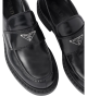 Prada Loafers din piele cu logo triunghiular