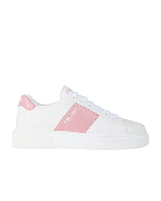 Prada Sneakers din piele cu logo imprimat