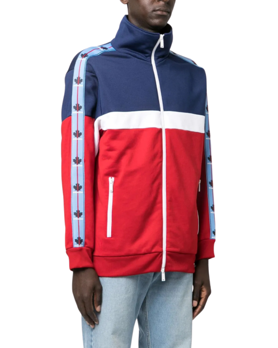 Dsquared2 Cardigan cu fermoar și detalii logo-tape