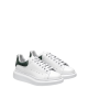 Alexander McQueen Oversized Sneakers din piele albă 