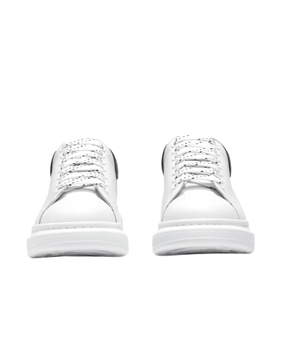 Alexander McQueen Oversized Sneakers din piele albă 