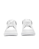 Alexander McQueen Oversized Sneakers din piele albă 