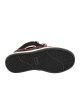 Lanvin sneakers Curb negri și roz din piele întoarsă și mesh