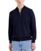 Filippo De Laurentiis Cardigan bomber bleumarin cu fermoar