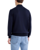Filippo De Laurentiis Cardigan bomber bleumarin cu fermoar