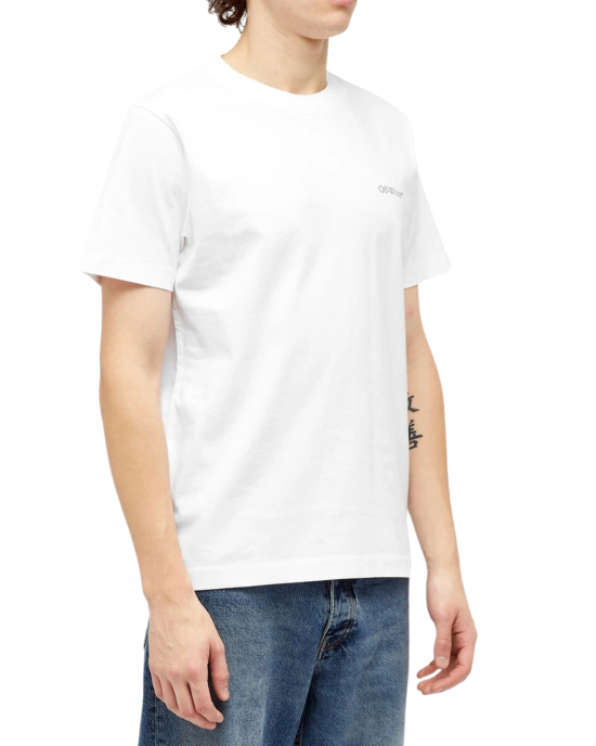 Off-White Tricou cu imprimeu Arrow Marble 