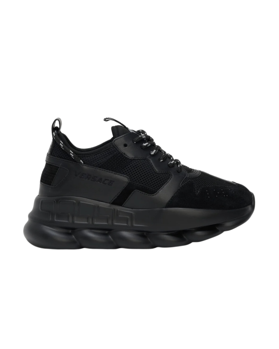 Versace Chain Reaction Sneakers Full Black
