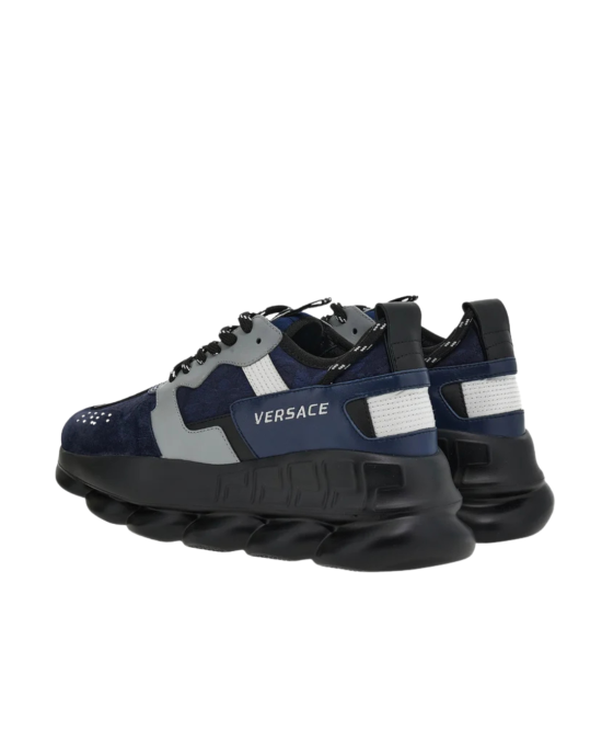 Versace Chain Reaction Low Top Sneakers Blue