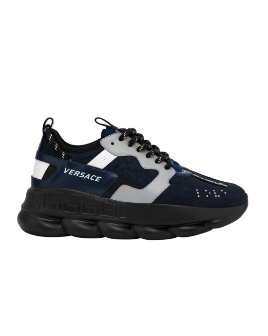 Versace Chain Reaction Low Top Sneakers Blue