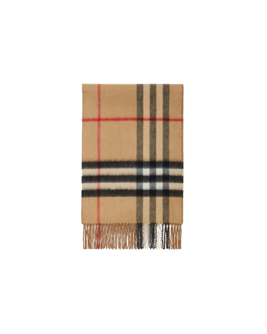 Burberry Fular din cașmir cu model Check maro