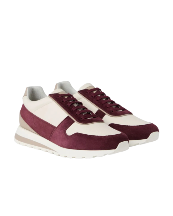 Brunello Cucinelli Sneakers din piele întoarsă (suede)