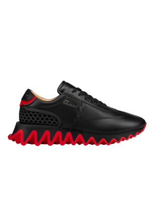 Christian Louboutin Loubishark Sneakers din Piele Neagră