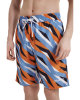 Bikkembergs Abstract Print Swim Shorts Orange