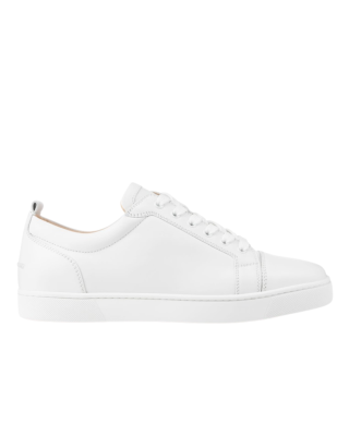 Christian Louboutin Louis Junior Sneakers din Piele Albă
