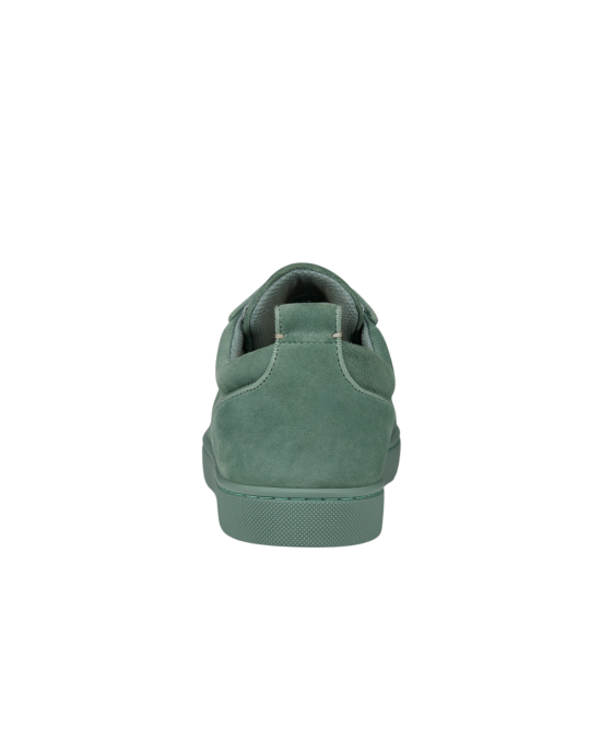 Christian Louboutin Louis Junior Manuka – low-top din veau velours verde Manuka