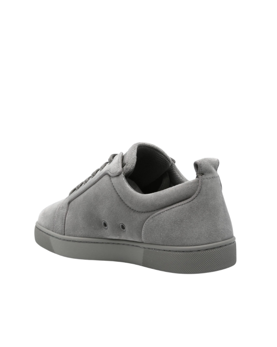 Christian Louboutin Louis Junior Sneakers din Piele Întoarsă Gri