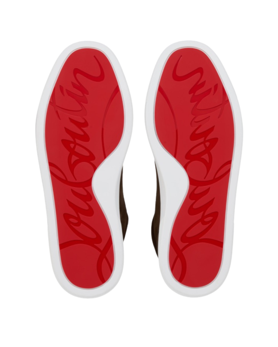 Christian Louboutin Rantulow Sneakers din Piele Velur