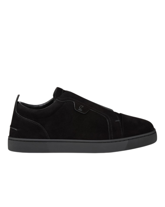 Christian Louboutin St Louis Slip-On din Piele Întoarsă Neagră
