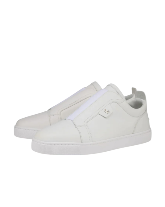 Christian Louboutin St. Louis Sneakers din piele – alb