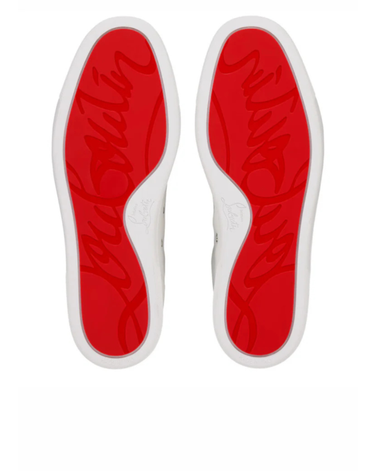 Christian Louboutin St. Louis Sneakers din piele – alb