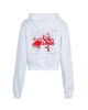 Off-White Hanorac cu glugă Arrow Flower Graphic