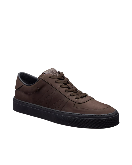 Moncler Monclub Nubuck Leather Sneakers