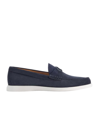 Dior Granville Loafer Navy Blue Suede