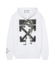 Off-White Hanorac cu glugă și imprimeu Skeleton Arrow pe spate
