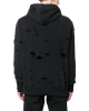 Hanorac Givenchy, Archetype Logo, Distressed Effect, Black