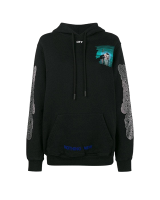 Off-White Hanorac cu glugă Woman Nothing New