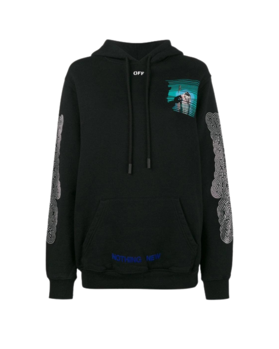Off-White Hanorac cu glugă Woman Nothing New