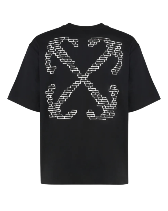 Off-White tricou negru cu logo OFF și imprimeu Arrows