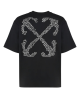 Off-White tricou negru cu logo OFF și imprimeu Arrows