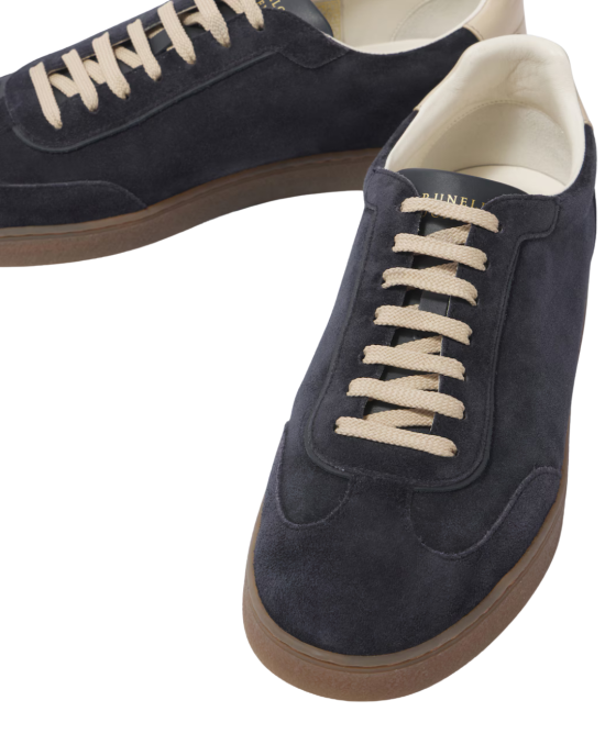Brunello Cucinelli Sneakers din piele întoarsă (suede)  